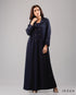 Sophisticated Lapel Collar Ankle Length Dress 56021